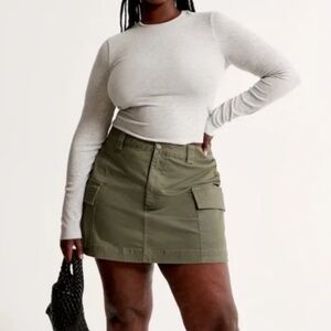 NWT Utility Skirt Green
